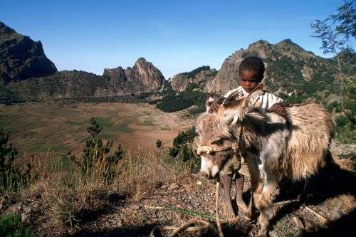 Boa Vista et montagnes de Santo Antão