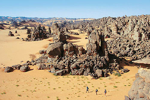 Canyons et plateau du Tassili N´Ajjer