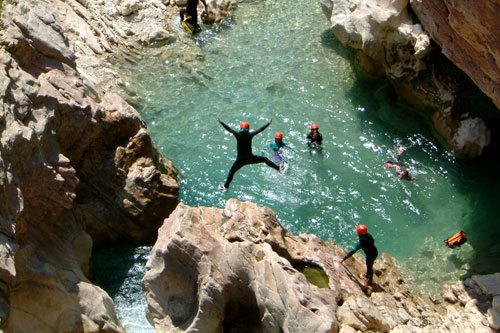 Randonnées aquatiques en Sierra de Guara